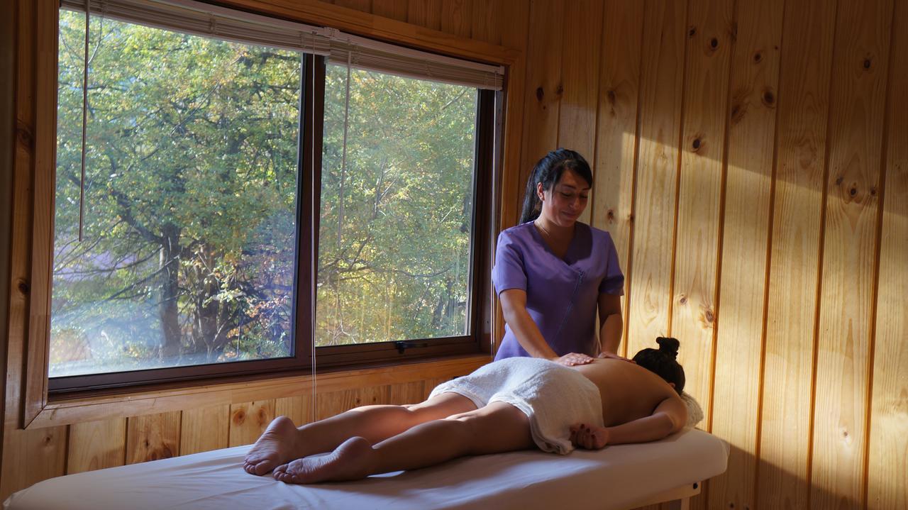 Cabanas Blanche Neige Wellness & Spa Las Trancas Exteriör bild