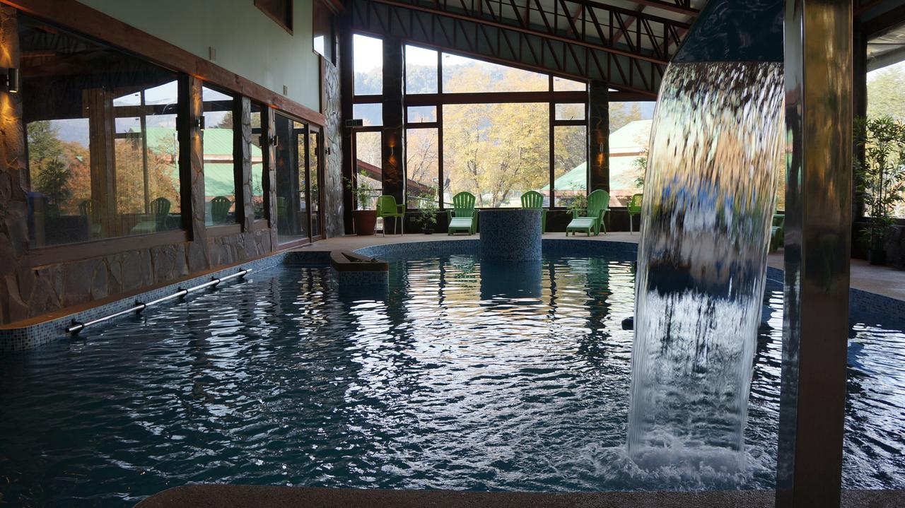 Cabanas Blanche Neige Wellness & Spa Las Trancas Exteriör bild